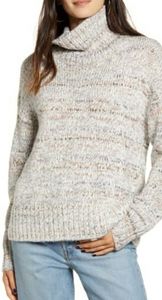 Chelsea 28 Marble Knit Mock-neck Sweater